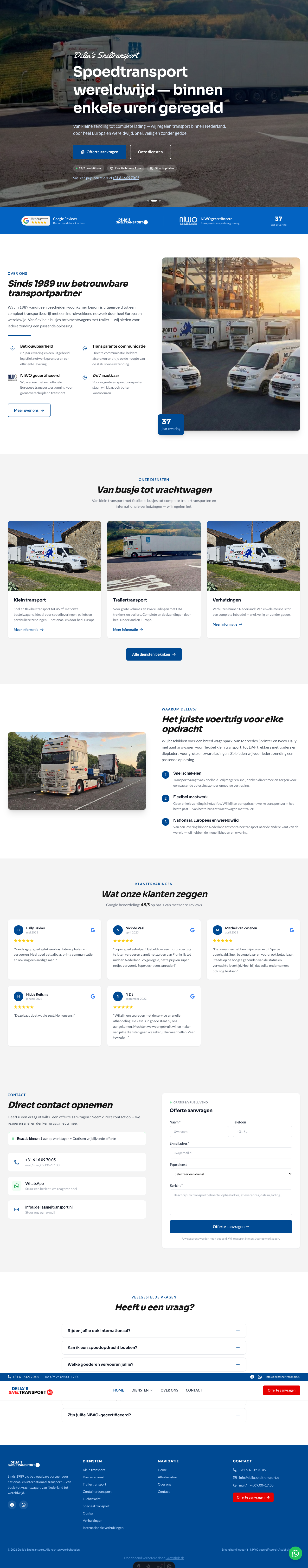 Delia's Sneltransport