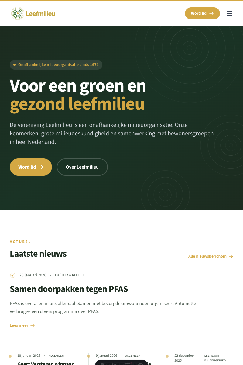 Vereniging Leefmilieu
